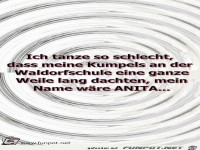 Ich tanze so schlecht