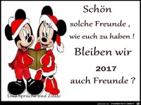 Bleiben wir 2017 auch Freunde