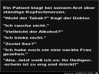 ein Patient beim Arzt......