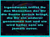 Die Sonne zurueck bringen