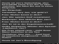 heute ist Jans Geburtstag........