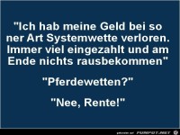 ich hab mein Geld bei ..........