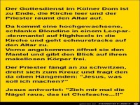 der Gottesdienst im K�lner Dom ist zu Ende........