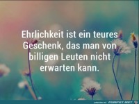 Ehrlichkeit ist ein teures Geschenk