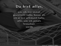 Liebesbotschaft in einer Hngematte