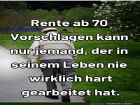 Rente ab 70