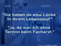 Unerwartete Lebenslauf-Lcken erklrt