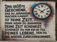 Zeit verschenken: Kein Umtausch m�glich!