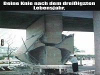Wenn die Knie wie Beton f�hlen
