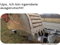 Wenn der Bagger heimlich auf Abenteuer geht