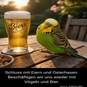 fun-Bild: Vogelnachmittag mit Bier