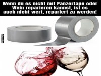 Panzerband und Wein: Die Reparatur-Helden