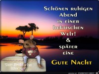 Schoenen ruhigen Abend