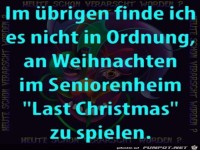 Weihnachten im Seniorenheim