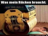 Das br�uchte mein R�cken jetzt