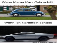 Kartoffeln sch�len