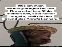 Anruf Montag morgens