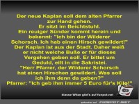 Der neue Kaplan soll dem alten Pfarrer zur Hand gehen