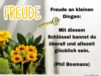 freude an kleinen dingen