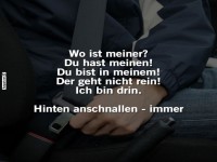 Gurt-Chaos auf der Rckbank