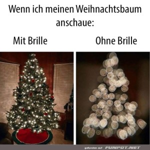 fun-Bild: Weihnachtsbaum-Magie: Klar vs. Bokeh-Zauber