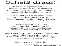 scheiss drauf 