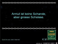 Armut ist