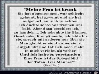 Meine Frau ist krank