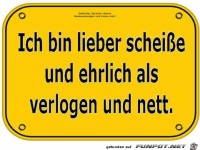 Bin lieber Scheisse