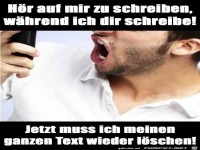 H�r auf zu schreiben