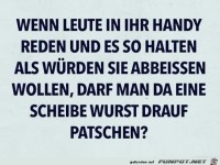Berechtigte Frage