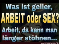 Arbeit oder sex