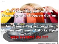 Frauentag/M�nnertag