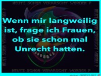 Wenn mir langweilig ist