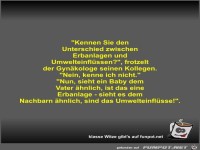 Kennen Sie den Unterschied zwischen Erbanlagen und...