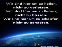 wir sind hier um zu heilen