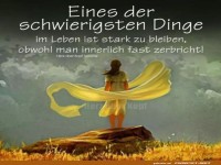Eines der schwierigsten Dinge