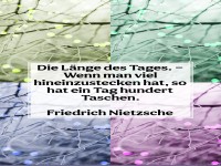 die l�nge des Tages