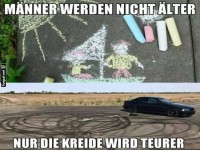 Kreidekunst fr groe Jungs