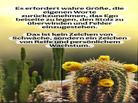 es erfordert wahre grösse