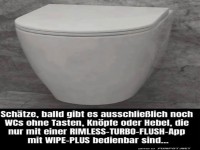 High-Tech WC: Sp�lung per App!