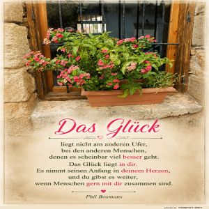 herz-Bild: das gl&uuml;ck liegt nicht am anderen ufer