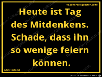 diegeilsten Tag des Mitdenkens