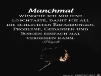 manchmal