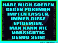Habe mich gegen Pokemon...