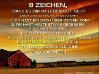 8 Zeichen