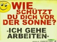 wie sch�tzt du dich vor der Sonne?........