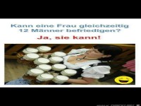 Kann eine Frau gleichzeitig 12 M�nner befriedigen?