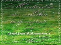 Manchmal ist das Leben