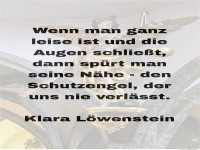 wenn man ganz leise ist